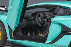 Xe Mô Hình Lamborghini Aventador SVJ 1:18 AUTOart ( Xanh)