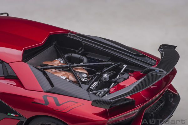 Xe Mô Hình Lamborghini Aventador SVJ 1:18 AUTOart ( Đỏ )