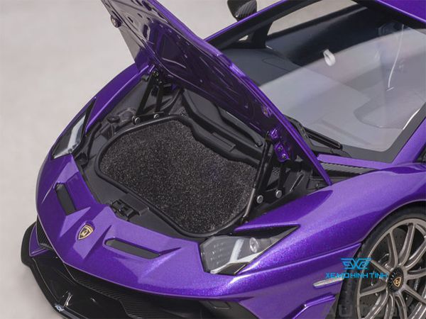 Xe Mô Hình Lamborghini Aventador SVJ 1:18 AUTOart ( Tím )