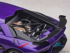 Xe Mô Hình Lamborghini Aventador SVJ 1:18 AUTOart ( Tím )