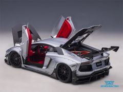 Xe Mô Hình Liberty Walk LB-WORKS Lamborghini Aventador Limited Edition 1:18 AUTOart ( Bạc )