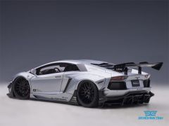 Xe Mô Hình Liberty Walk LB-WORKS Lamborghini Aventador Limited Edition 1:18 AUTOart ( Bạc )