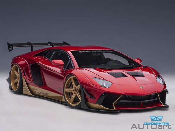 Xe Mô Hình Liberty Walk LB-WORKS Lamborghini Aventador Limited Edition 1:18 AUTOart ( Đỏ )