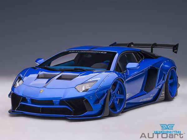 Xe Mô Hình Liberty Walk LB-WORKS Lamborghini Aventador Limited Edition 1:18 AUTOart ( Xanh )