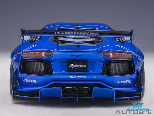 Xe Mô Hình Liberty Walk LB-WORKS Lamborghini Aventador Limited Edition 1:18 AUTOart ( Xanh )