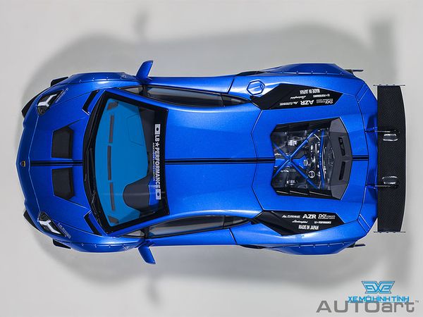 Xe Mô Hình Liberty Walk LB-WORKS Lamborghini Aventador Limited Edition 1:18 AUTOart ( Xanh )