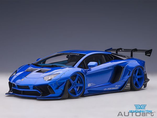 Xe Mô Hình Liberty Walk LB-WORKS Lamborghini Aventador Limited Edition 1:18 AUTOart ( Xanh )