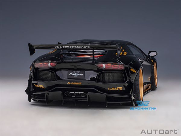 Xe Mô Hình Lamborghini Aventador Liberty Walk LB-Works Limited Edition 1:18 AUTOart  ( Đen )