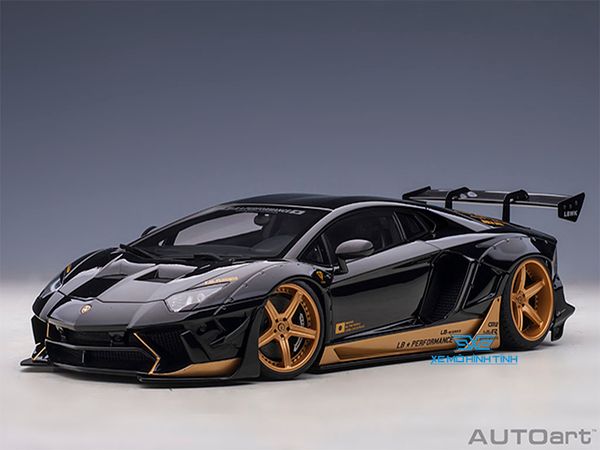 Xe Mô Hình Lamborghini Aventador Liberty Walk LB-Works Limited Edition 1:18 AUTOart  ( Đen )