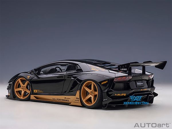 Xe Mô Hình Lamborghini Aventador Liberty Walk LB-Works Limited Edition 1:18 AUTOart  ( Đen )