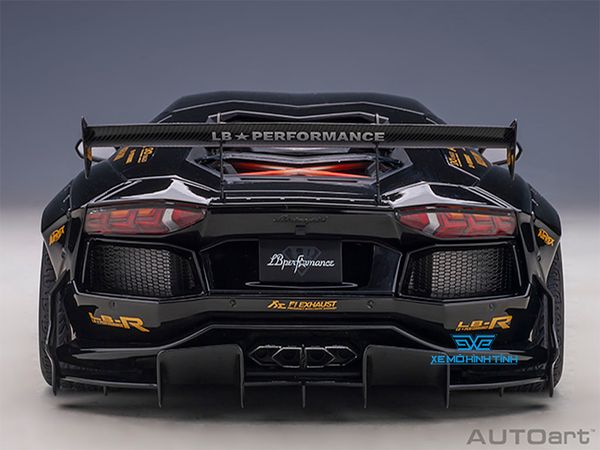 Xe Mô Hình Lamborghini Aventador Liberty Walk LB-Works Limited Edition 1:18 AUTOart  ( Đen )