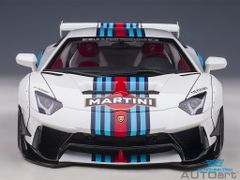 Xe Mô Hình Liberty Walk LB-WORKS Lamborghini Aventador Limited Edition 1:18 AUTOart ( Martini )