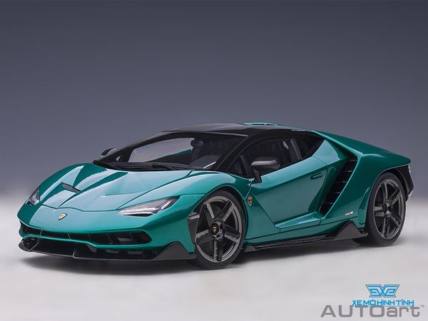 Xe Mô Hình Lamborghini Centenario 1:18 AUTOart ( Xanh Ngọc )