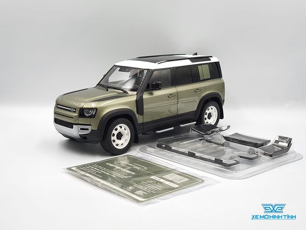 Xe Mô Hình Land Rover Defender 110 Bản 4 Cửa 2020 1:18 Almost Real ( Pangea Green )