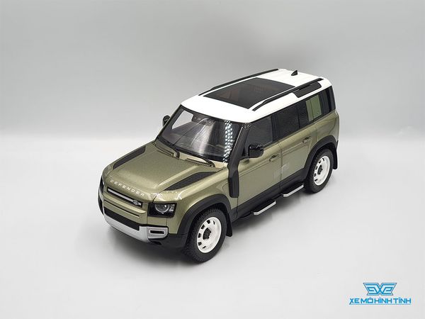 Xe Mô Hình Land Rover Defender 110 Bản 4 Cửa 2020 1:18 Almost Real ( Pangea Green )