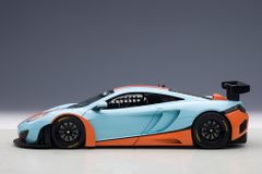 XE MÔ HÌNH MCLAREN 12C GT3 1:18 AUTOART (XANH DƯƠNG)