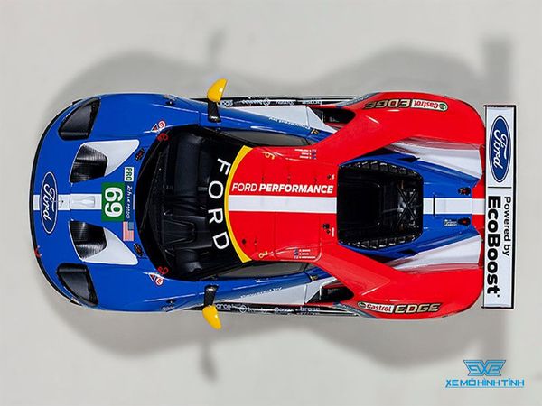 Xe Mô Hình Ford GT Le Mans 2016 R.BRISOE/S.DIXON/R.WESTBROOK #69 1:18 Autoart