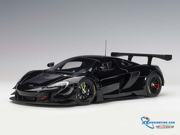 Xe Mô Hình McLAREN 650S GT3 1:18 Autoart (GLOSS BLACK/MATT BLACK ACCENTS)