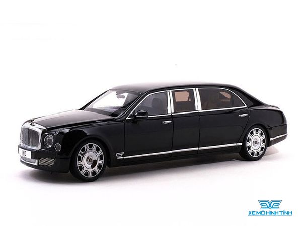 Xe Mô Hình Bentley Mulsanne Grand Limousine By Mulliner Onyx 1:18 Almost Real ( Đen )