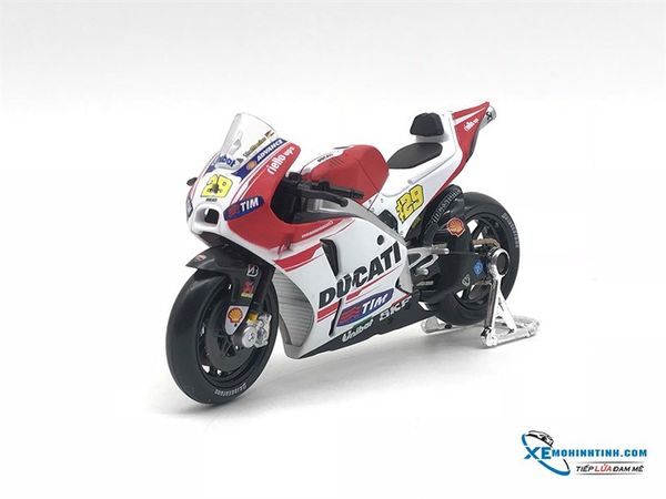 XE MÔ HÌNH DUCATI DESMOSSEDICI 2015 #29 1:18 MAISTO ( Đỏ )