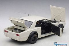 Xe Mô Hình NISSAN SKYLINE GT-R (KPGC-10) RACING 1972 1:18 Autoart (WHITE)