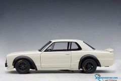 Xe Mô Hình NISSAN SKYLINE GT-R (KPGC-10) RACING 1972 1:18 Autoart (WHITE)