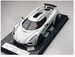 Xe Mô Hình Koenigsegg Regera 1:18 FrontiArt ( Trắng Viên Vàng ) ( 45- 46 - 47 )