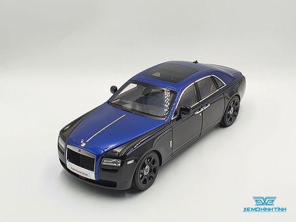 Xe Mô Hình Rolls-Royce Ghost Arktic 1:18 Kyosho ( Đen / Xanh )