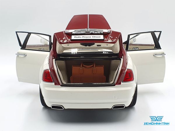 Xe Mô Hình Rolls-Royce Ghost Arktic 1:18 Kyosho ( Đỏ / Trắng )