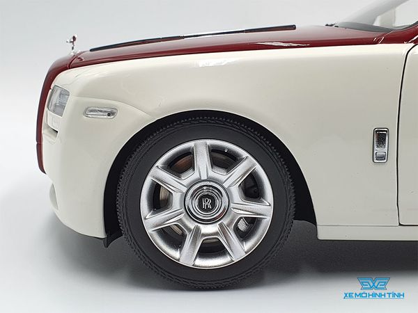 Xe Mô Hình Rolls-Royce Ghost Arktic 1:18 Kyosho ( Đỏ / Trắng )