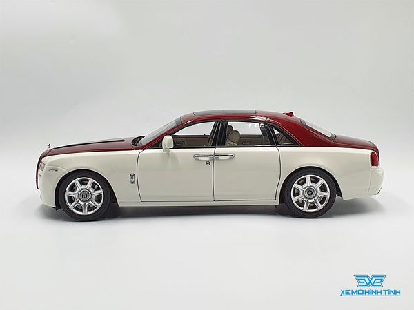 Xe Mô Hình Rolls-Royce Ghost Arktic 1:18 Kyosho ( Đỏ / Trắng )