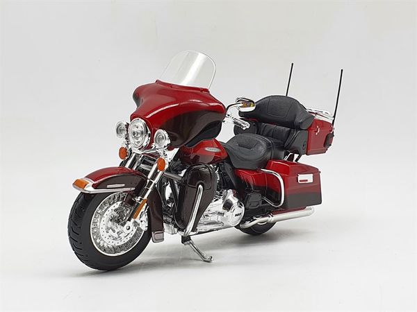 XE MÔ HÌNH HARLEY DAVIDSON 2013 FLHTK ELECTRA GLIDE ULTRA LIMITED 2013 1:12 MAISTO (ĐỎ)