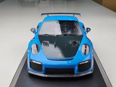 Xe Mô Hình Porsche 911 (991.2) GT2 RS 2018 1:18 Minichamps ( Xanh Mui Đen )