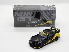 Xe Mô Hình Toyota GR Supra LB WORKS Matte Black LHD 1:64 Minigt ( Đen )