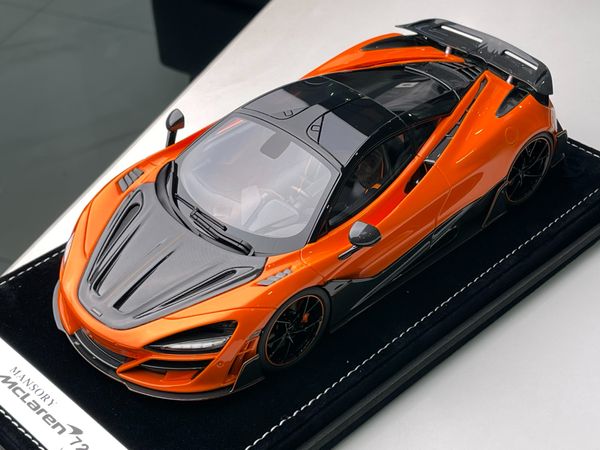 Xe Mô Hình McLaren 720S 1:18 Mansory limited 99psc ( Orange ) ( 91 )