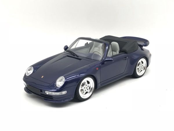 Xe Mô Hình Porsche 993 Turbo Cabrio Iris 1:18 GTSpirit ( Xanh Dương )