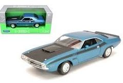 XE MÔ HÌNH DODGE CHALLENGER T/A 1:24 WELLY (XANH)