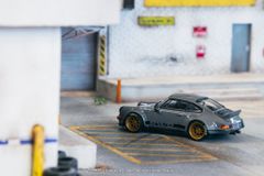 Xe Mô Hình RWB Backdate 1:64 Tarmac Works ( Xám )