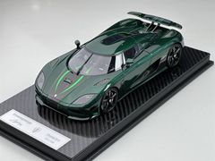 Xe mô hình Koenigsegg Agera S 1:18 FrontiArt ( Green Carbon )