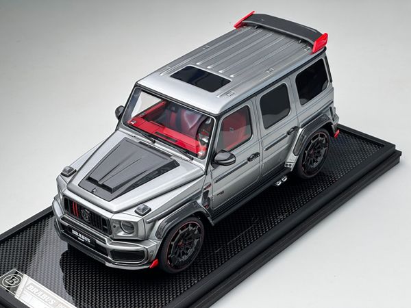 Xe Mô Hình Mercedes Benz G63 AMG 2019 Limited 66 1:18 Motorhelix ( Bạc )