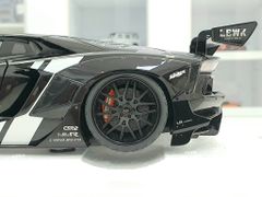 Xe Mô Hình Lamborghini Aventador Liberty Walk LB-Works 1:18 Autoart (Đen LBWK)