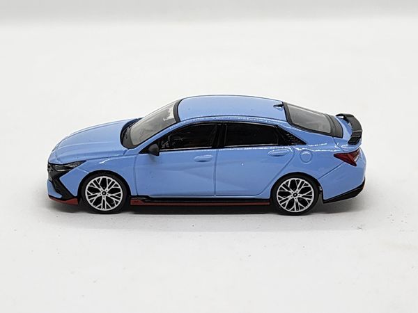 Xe Mô Hình Hyundai ELANTRA N Performance Blue LHD 1:64 Minigt ( Xanh Nhạt )