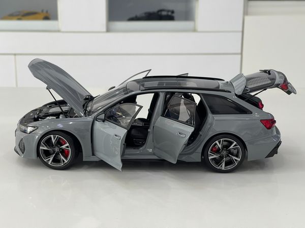 Xe Mô Hình Audi RS6 Avant C8 2020 1:18 Polar Master (Xám)