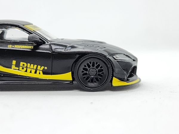 Xe Mô Hình Toyota GR Supra LB WORKS Matte Black LHD 1:64 Minigt ( Đen )