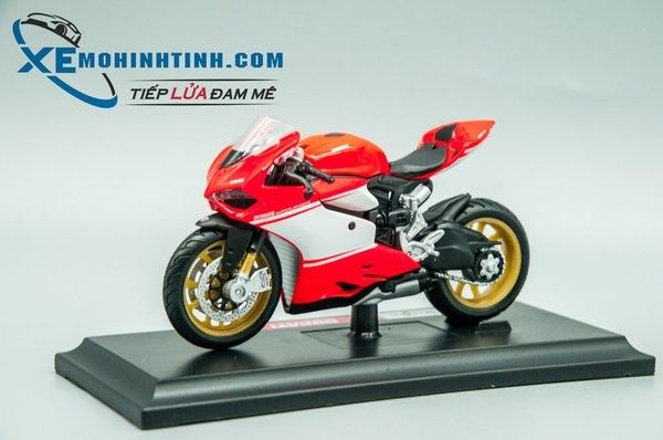 XE MÔ HÌNH DUCATI 1199 SUPERLEGGRA 2014 1:18 MAISTO (ĐỎ)