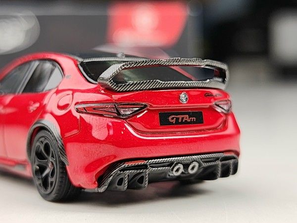 Xe mô hình Alfa Romeo Giulia GTAm Rosso GTA 1:64 MiniGT (Đỏ)