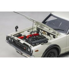 Xe Mô Hình Nissan Skyline GT-R (KPGC110) 1:18 Autoart ( Trắng )