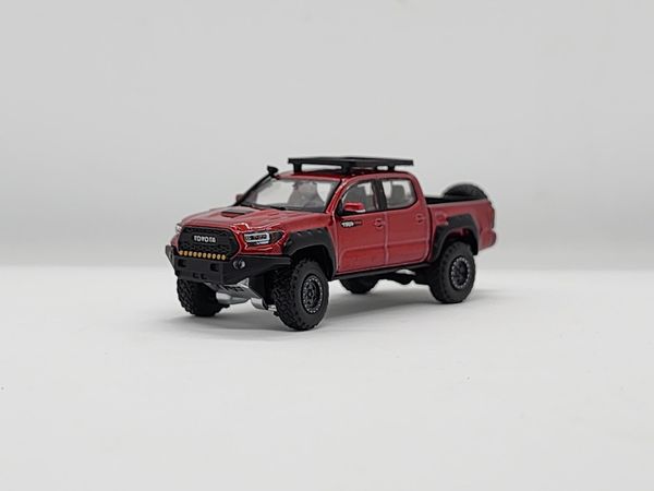 Xe Mô Hình Toyota Tacoma TRD PRO 1:64 GCD ( Đỏ )