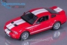 XE MÔ HÌNH FORD MUSTANG GT500 1:24 WELLY (ĐỎ)