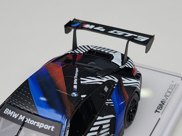 Xe Mô Hình BMW M4 GT3 Test Car Ver1 1:43 TSM Model ( Xanh )